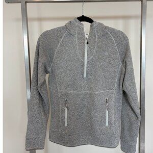 The North Face Grey Knit Fleece Quarter Zip Pullover – Women’s S